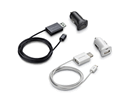 Bluetooth イヤーピース Discovery 975SE :: 付属のデュアル USB 充電ケーブルとカーチャージャー（本体と同色が付属）